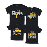 GT1 - THE BOSS REAL BOSS ULTIMATE BOSS FAMILY T-SHIRTS