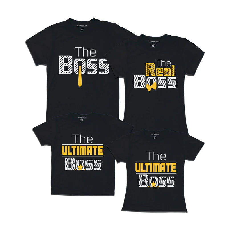 GT1 - THE BOSS REAL BOSS ULTIMATE BOSS FAMILY T-SHIRTS