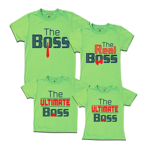 GT1 - THE BOSS REAL BOSS ULTIMATE BOSS FAMILY T-SHIRTS