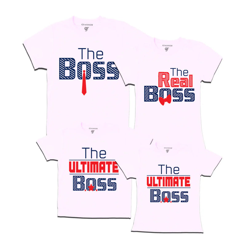 GT1 - THE BOSS REAL BOSS ULTIMATE BOSS FAMILY T-SHIRTS